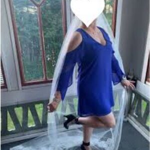 Marciano like silk mini dress nwot​​​​​​​